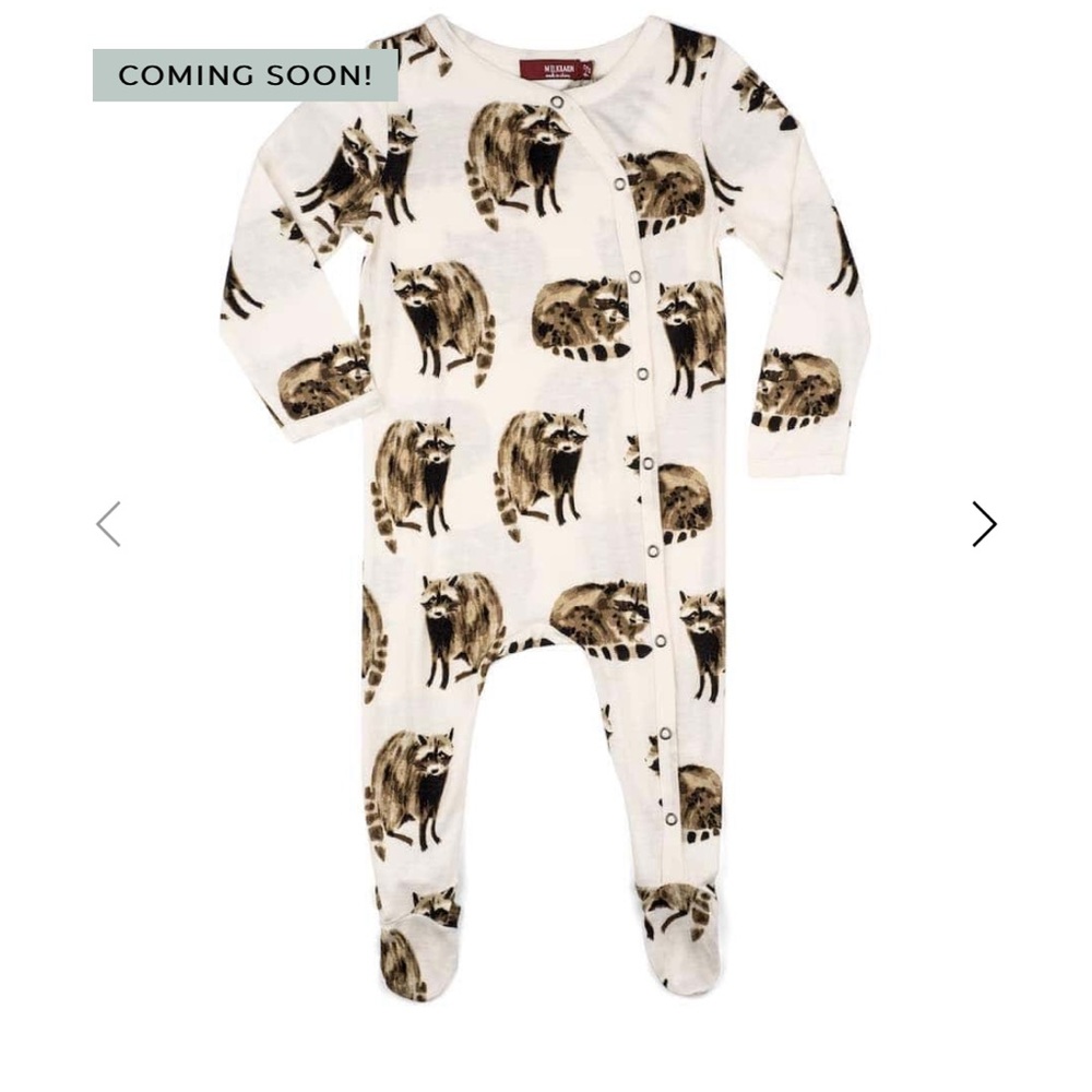 Milk Barn Raccoon Onesie